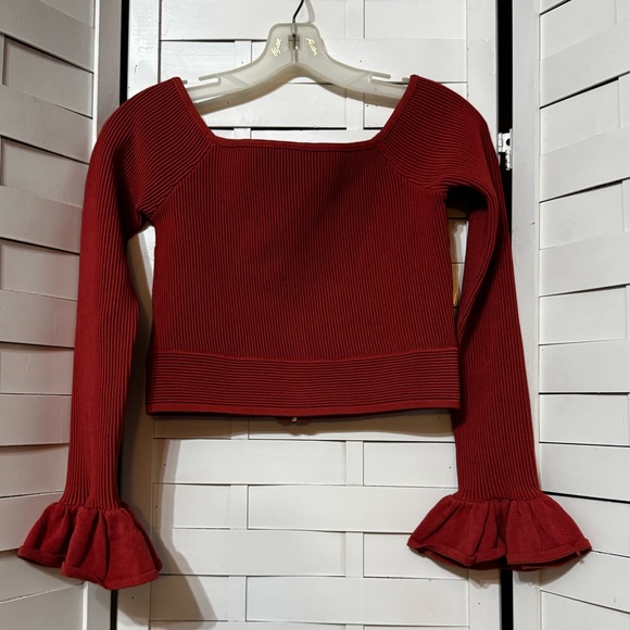 Gianni Bini Tops - Gianni Bini Ribbed Crop Top